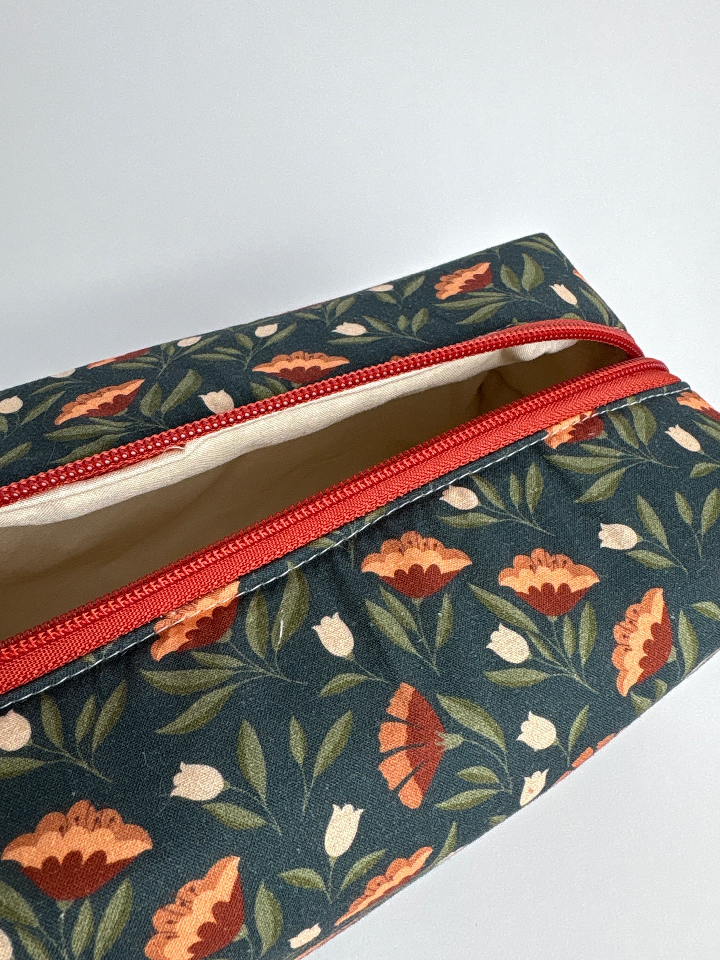 Trousse de toilette de voyage à imprimé floral