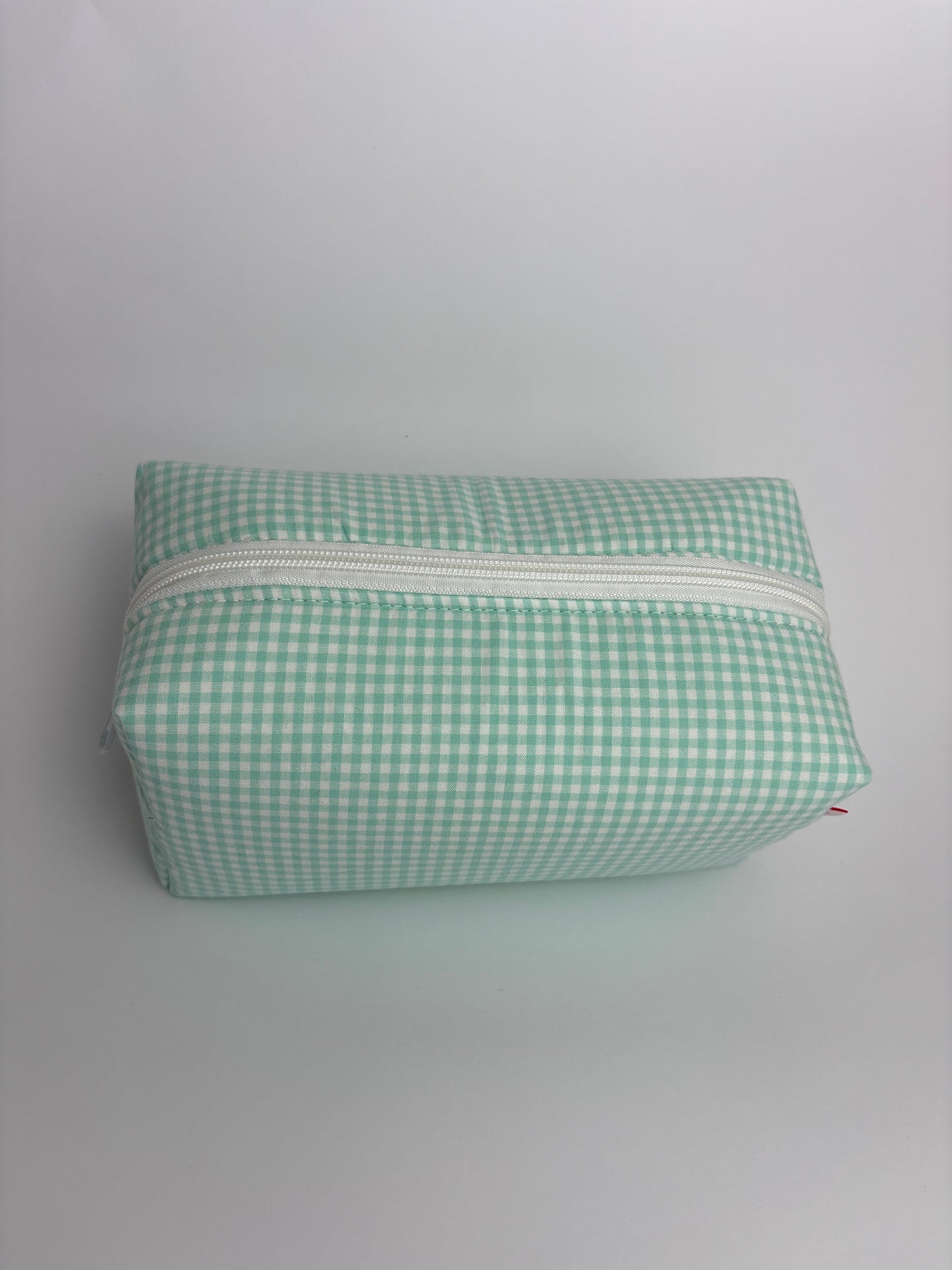 Mini sac de voyage vichy vert