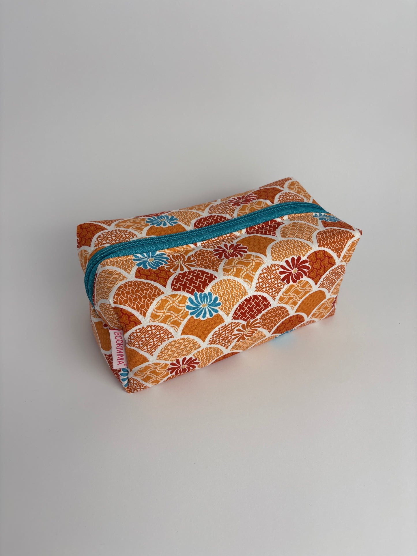 Trousse de toilette de voyage orange japonaise