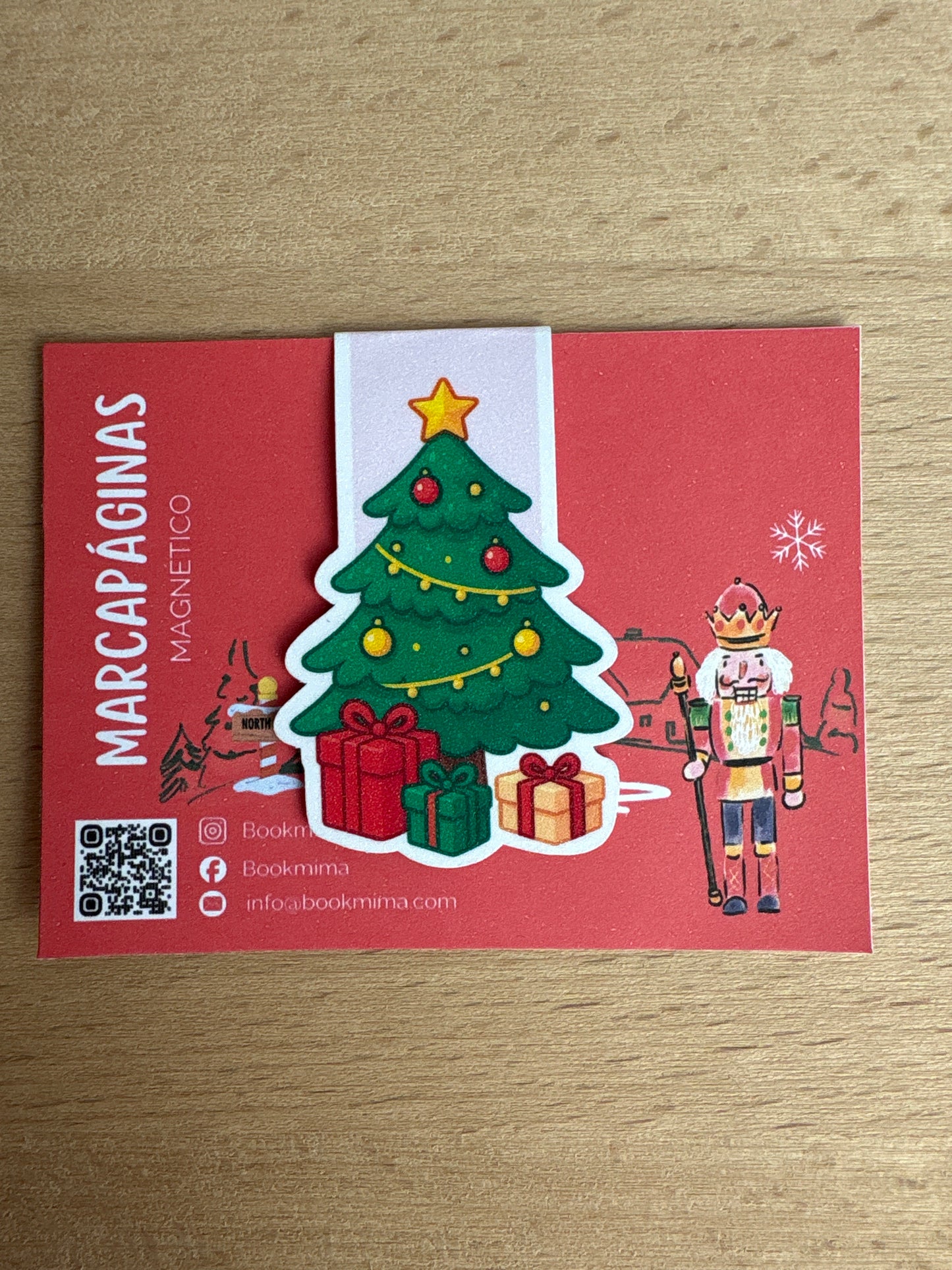 Marcapáginas magnético Árbol Navidad