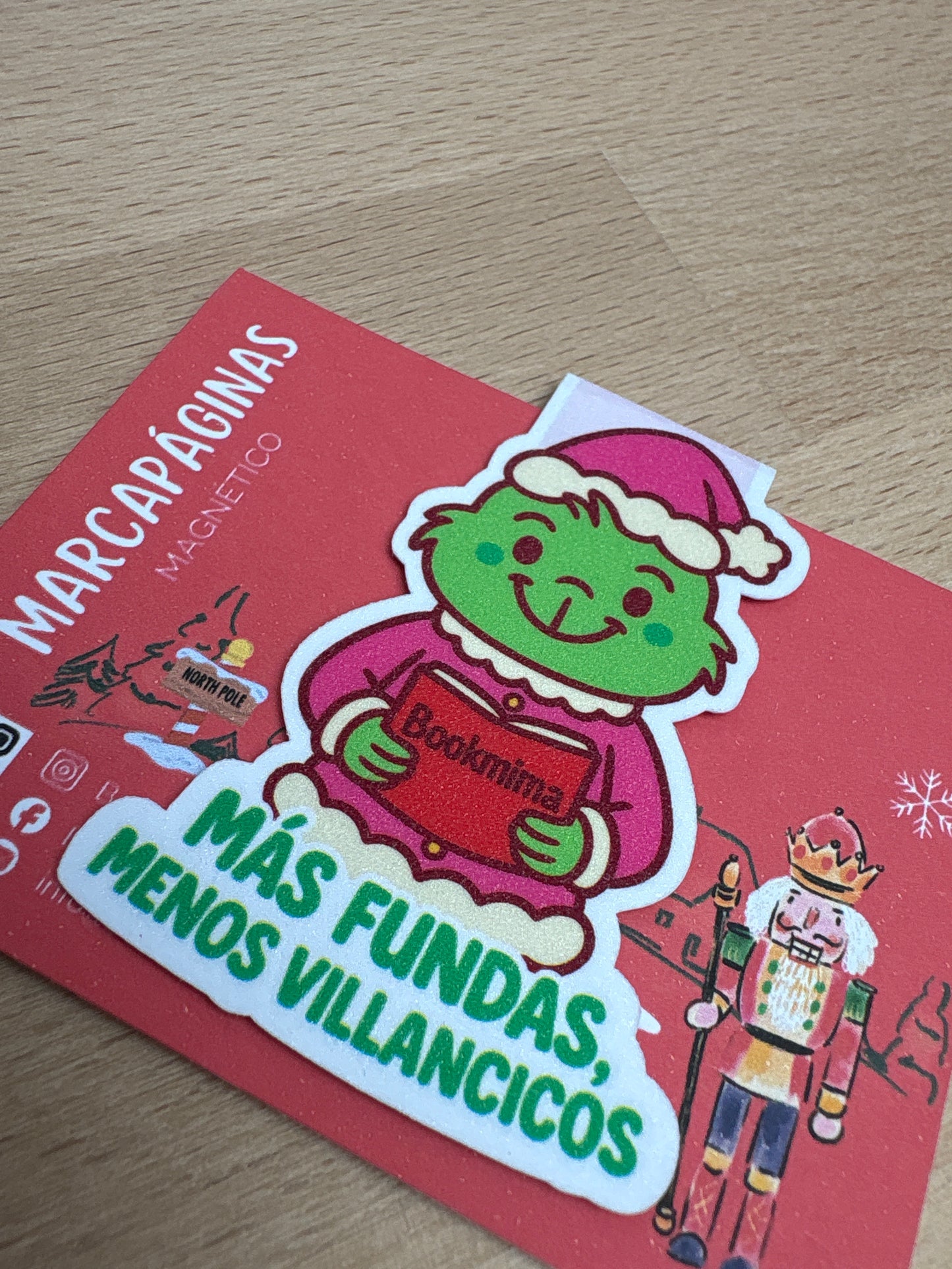 Marcapáginas magnético Grinch