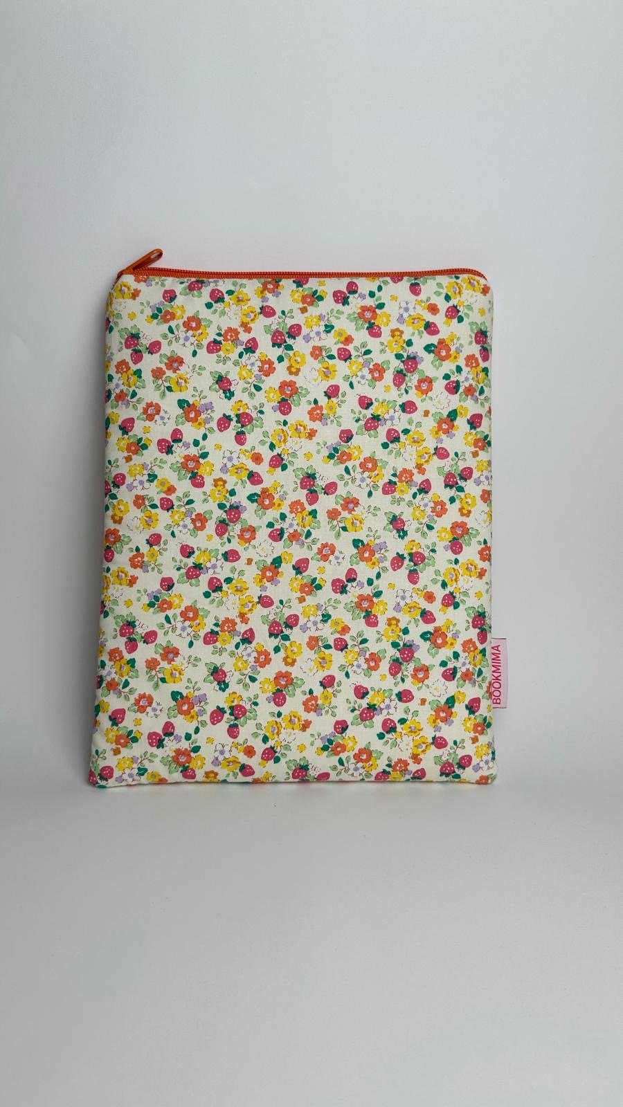 Funda para libro, Kindle e iPad Tutifruti naranja – Bookmima