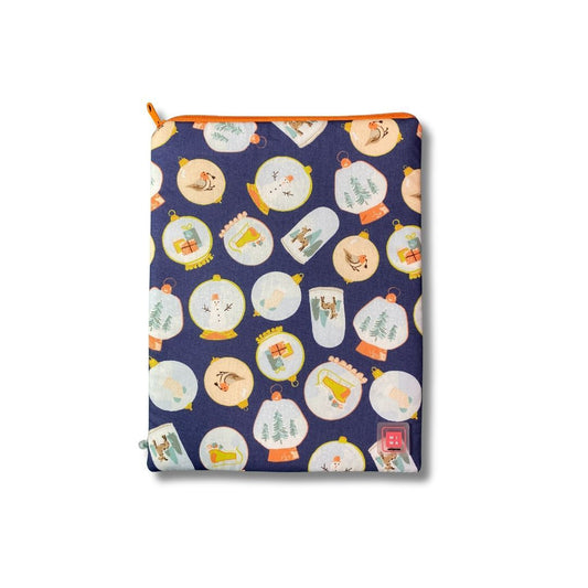 fundas para libros con cremallera navidad