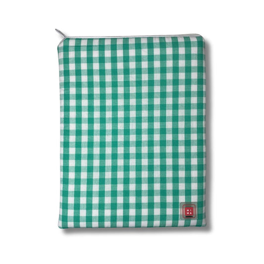 Funda para libros vichy verde