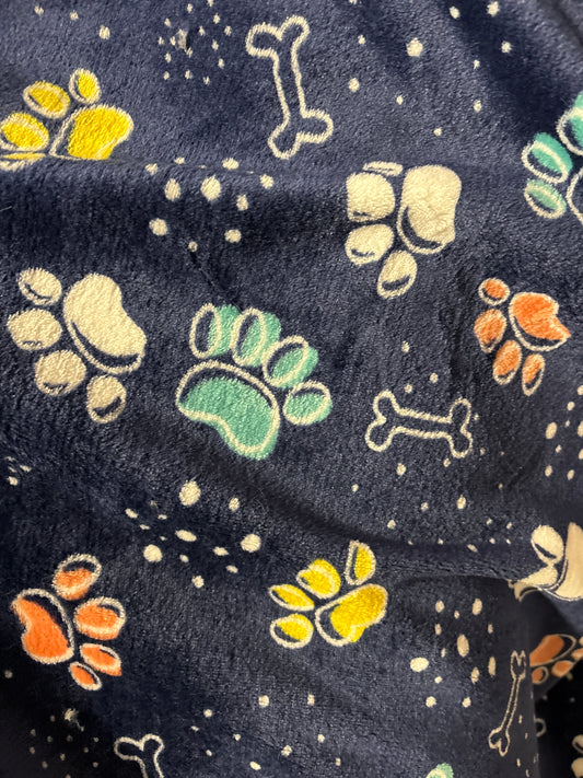 Manta polar Huellas perritos