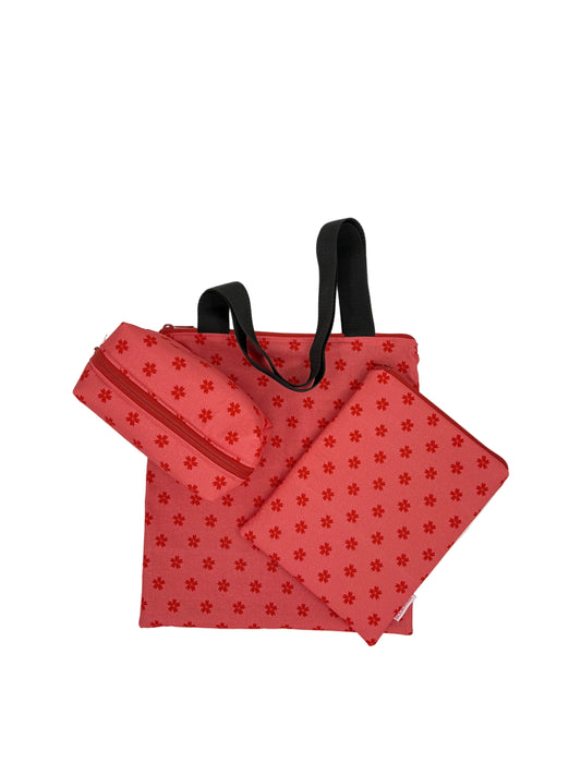 Pack regalo Sunset: funda para libro, tote bag y neceser a juego – Bookmima
