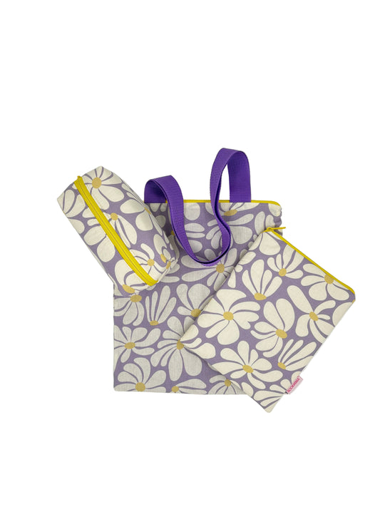 Pack regalo Lola: funda para libro, tote bag y neceser a juego – Bookmima