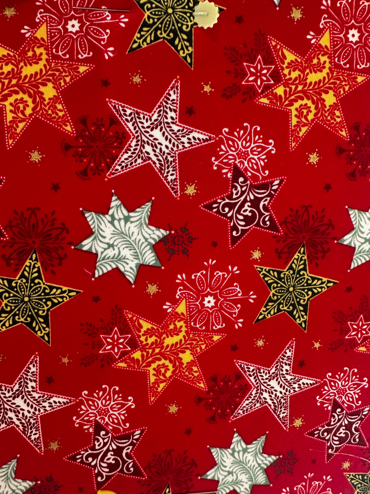 Funda para libros estrellas navidad