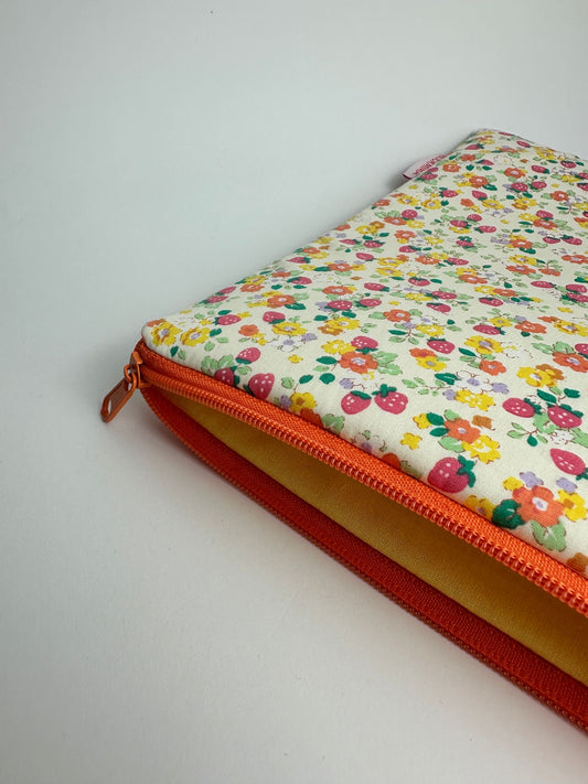 Funda para libros tutifruti naranja