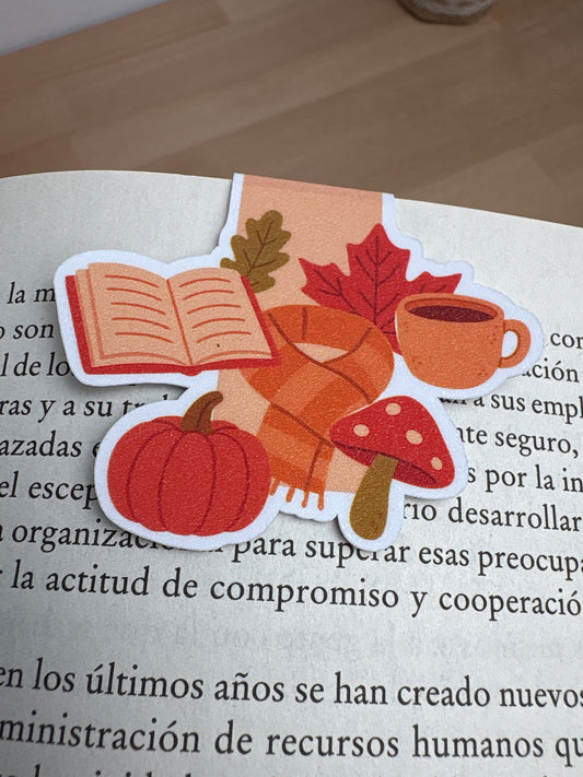 Marcapáginas magnético Otoño