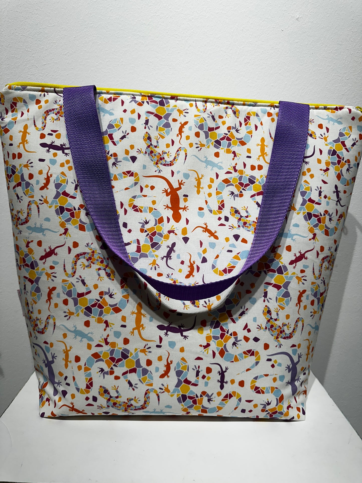 Maxi sac fourre-tout avec fermeture éclair