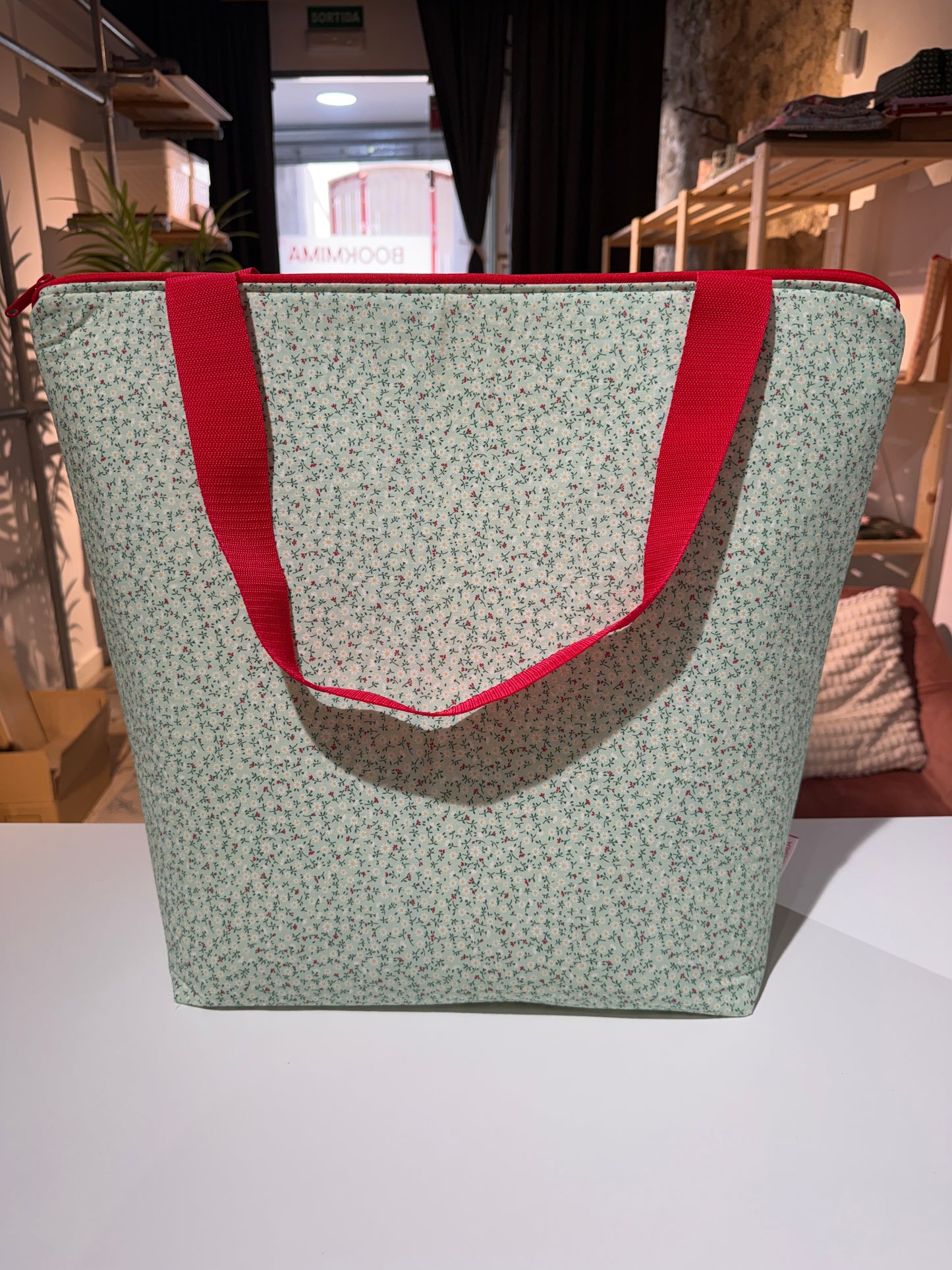 Maxi sac fourre-tout avec fermeture éclair