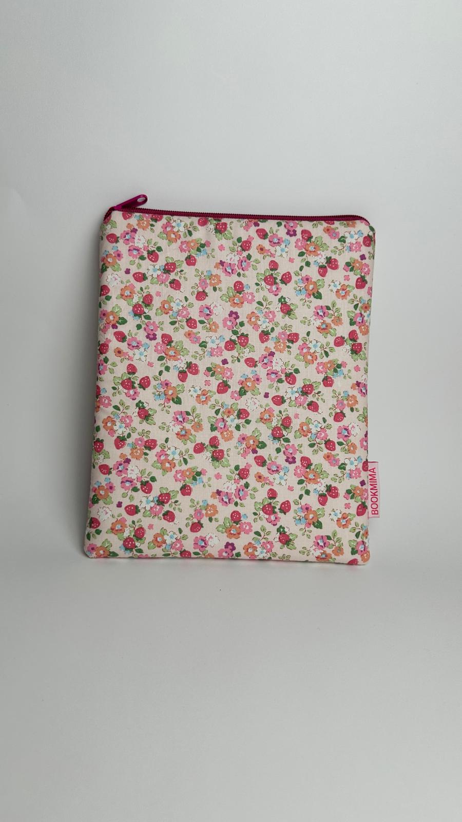 Funda para libros tutifruti rosa