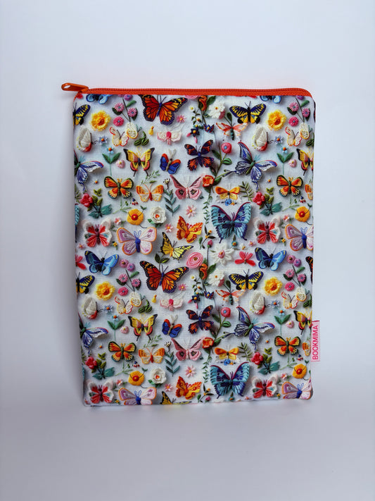 Funda para libros mariposas