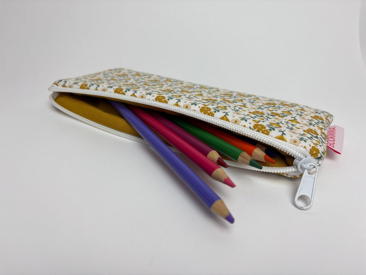 Estuche plano campo otoñal - Bookmima