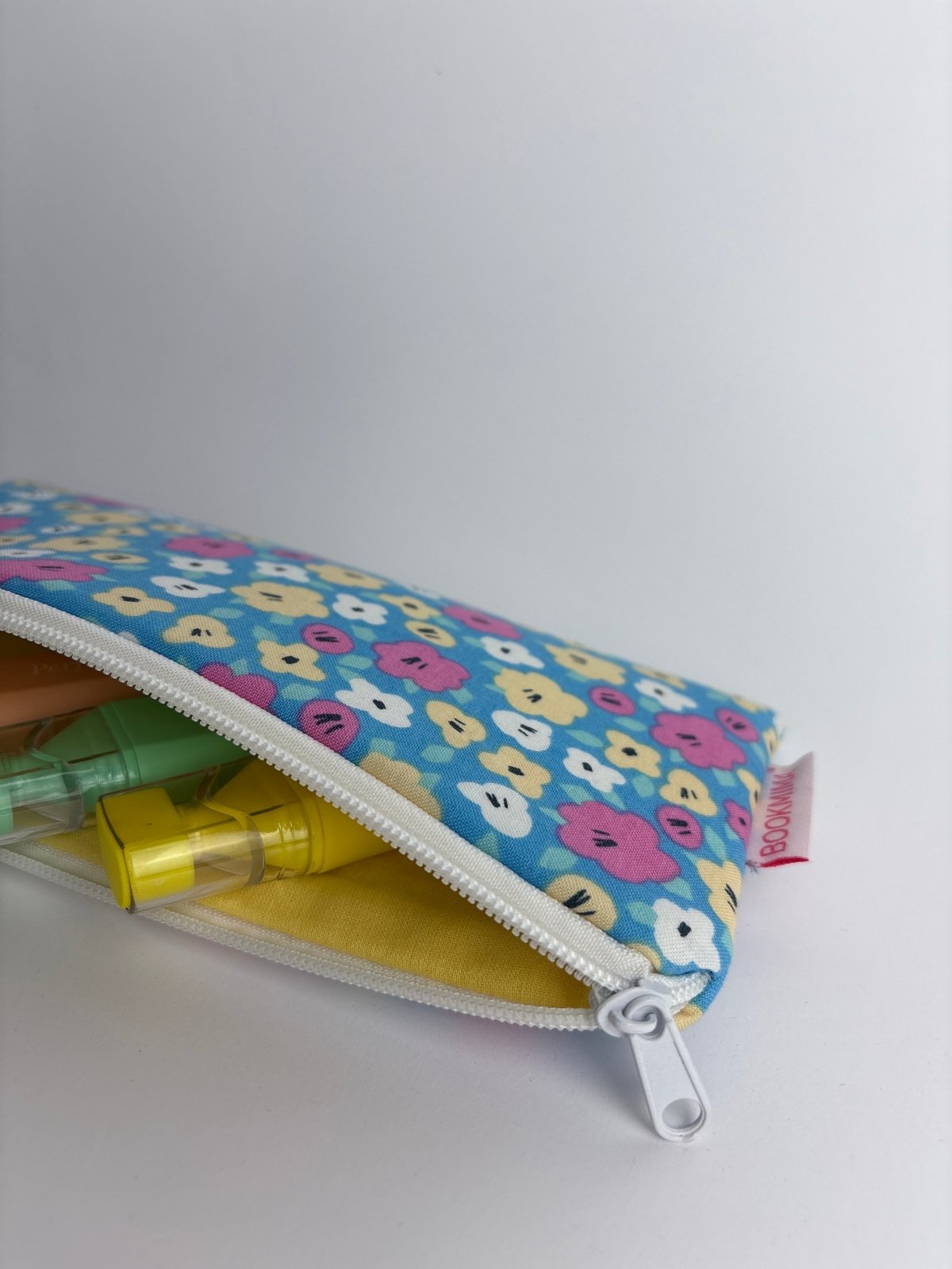 Estuche plano flor mix - Bookmima