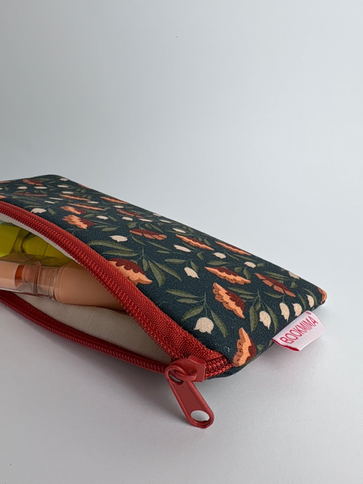 Estuche plano flor printing - Bookmima