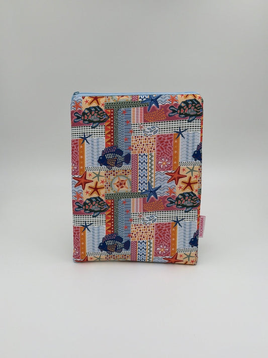 Funda para libro Coral, acolchada con cremallera Bolsillo - Bookmima