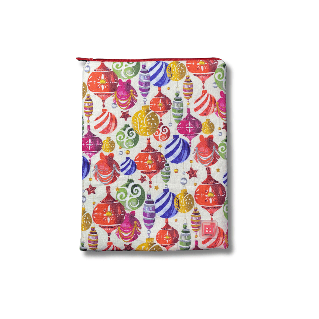 funda para libros y fundas ebook bolas de navidad