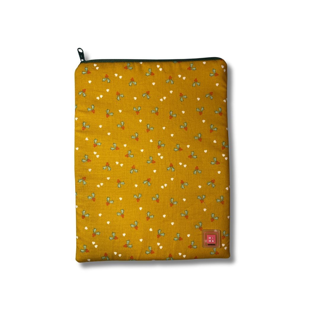 funda para libros con cremallera dulce navidad
