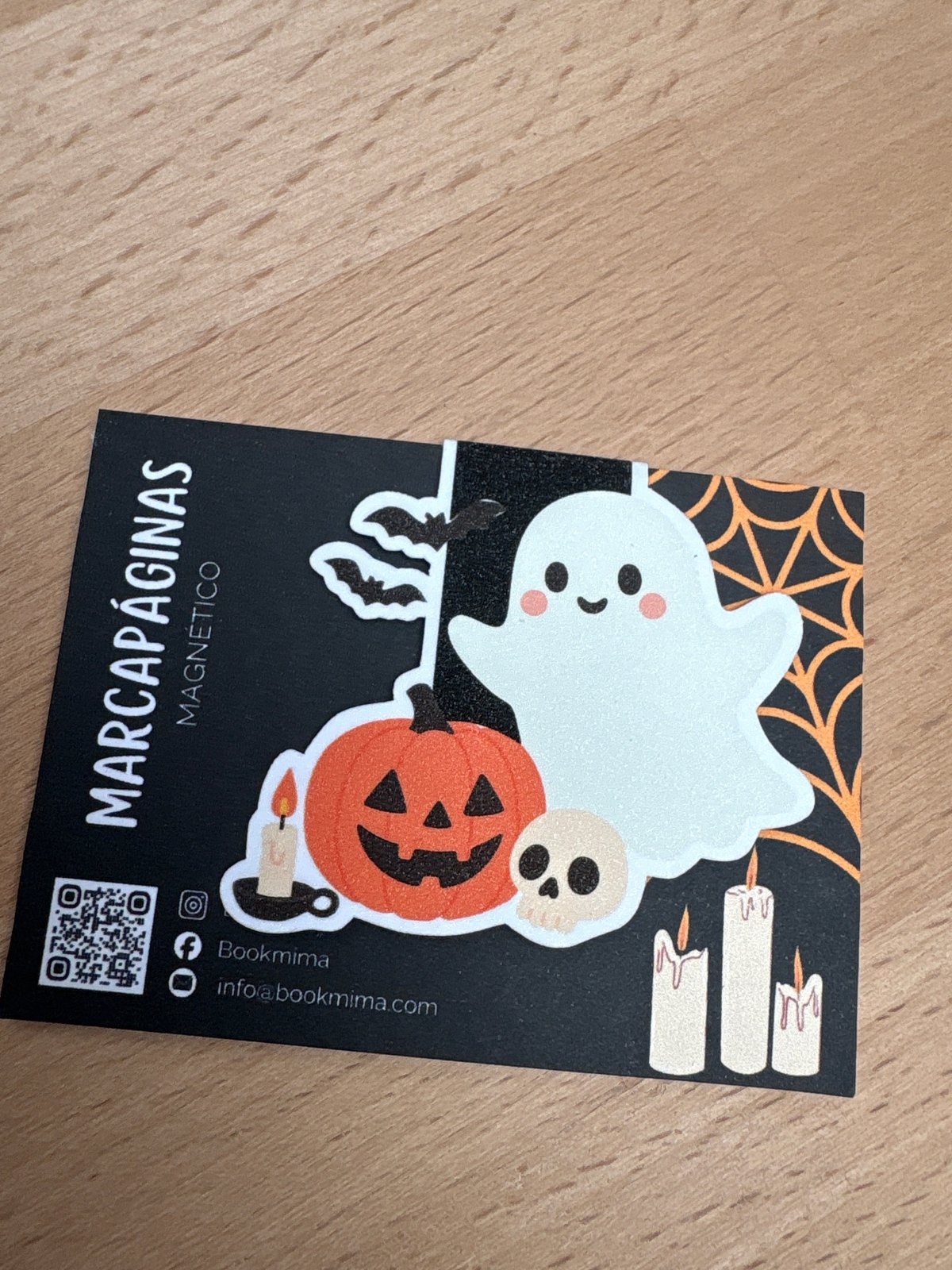 Marcapáginas magnético Halloween - Bookmima