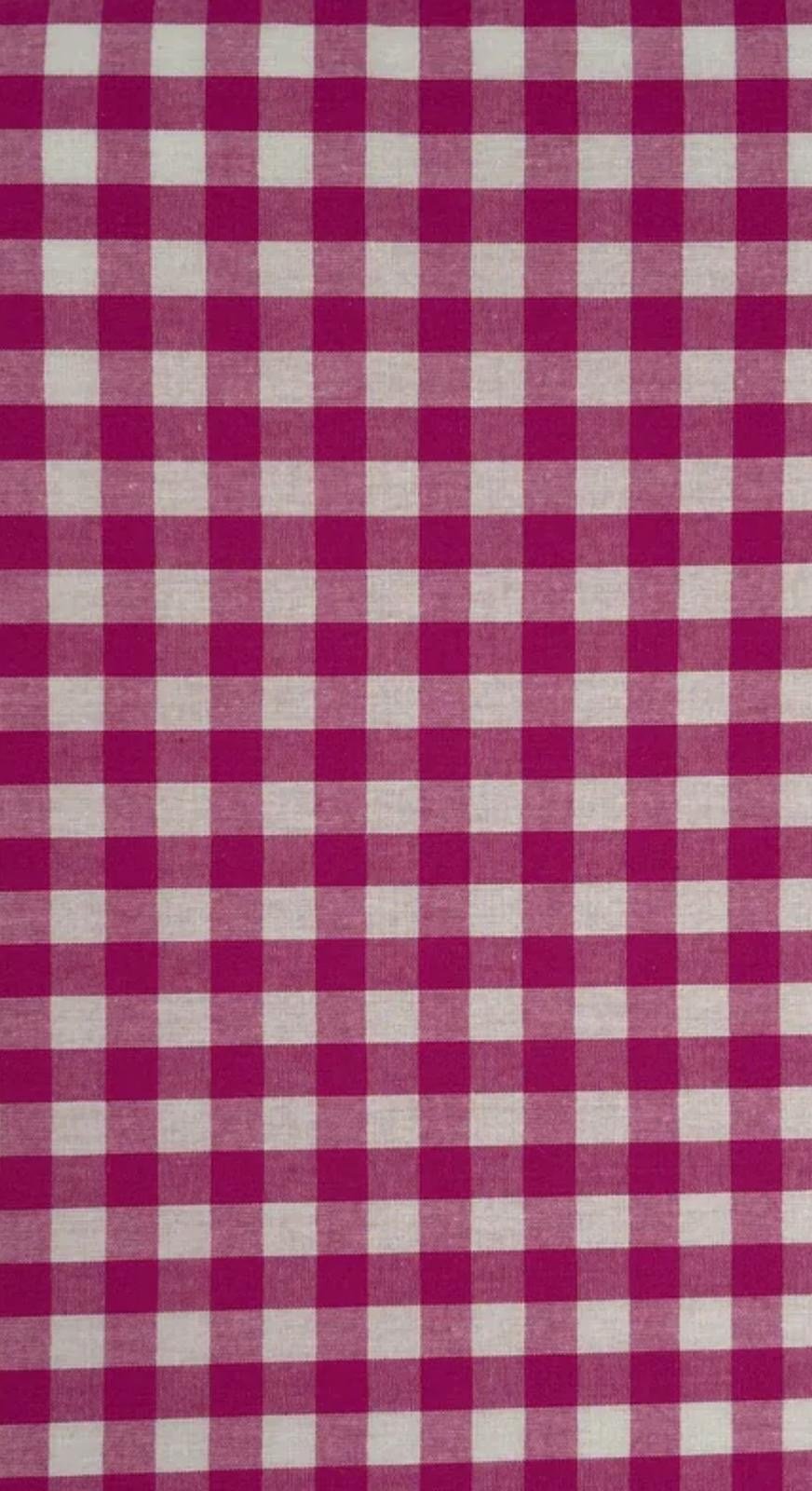 Neceser de viaje Sirena para cosméticos y maquillaje Cuadro vichy fucsia - Bookmima