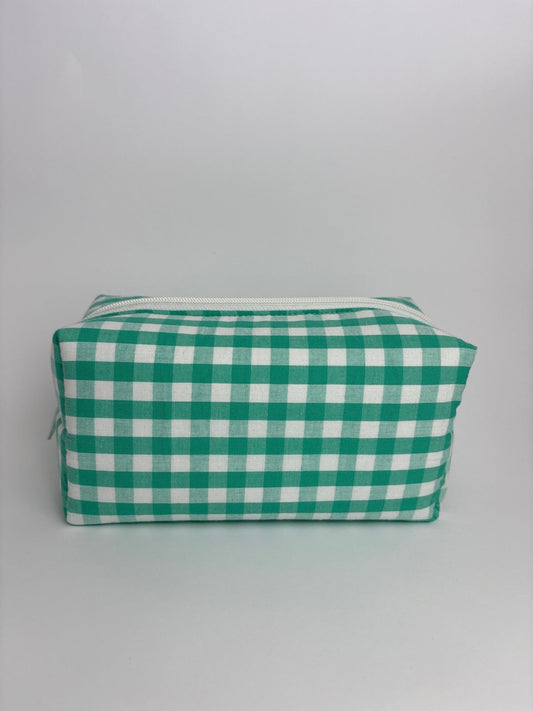 Neceser viaje vichy verde - Bookmima