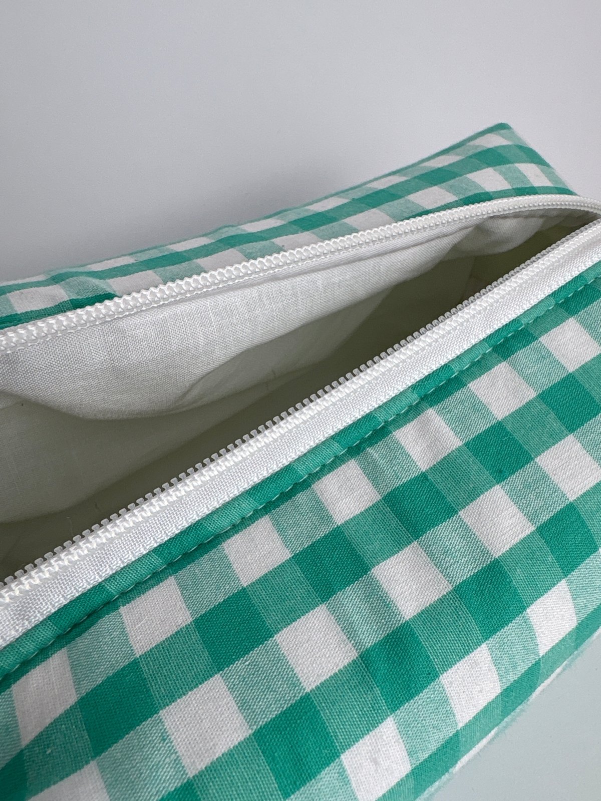 Neceser viaje vichy verde - Bookmima