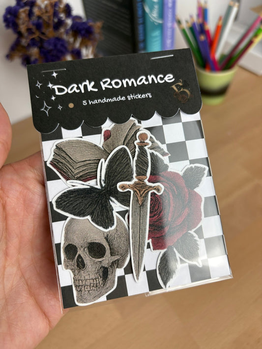 Pack 5 pegatinas Dark romance - Bookmima